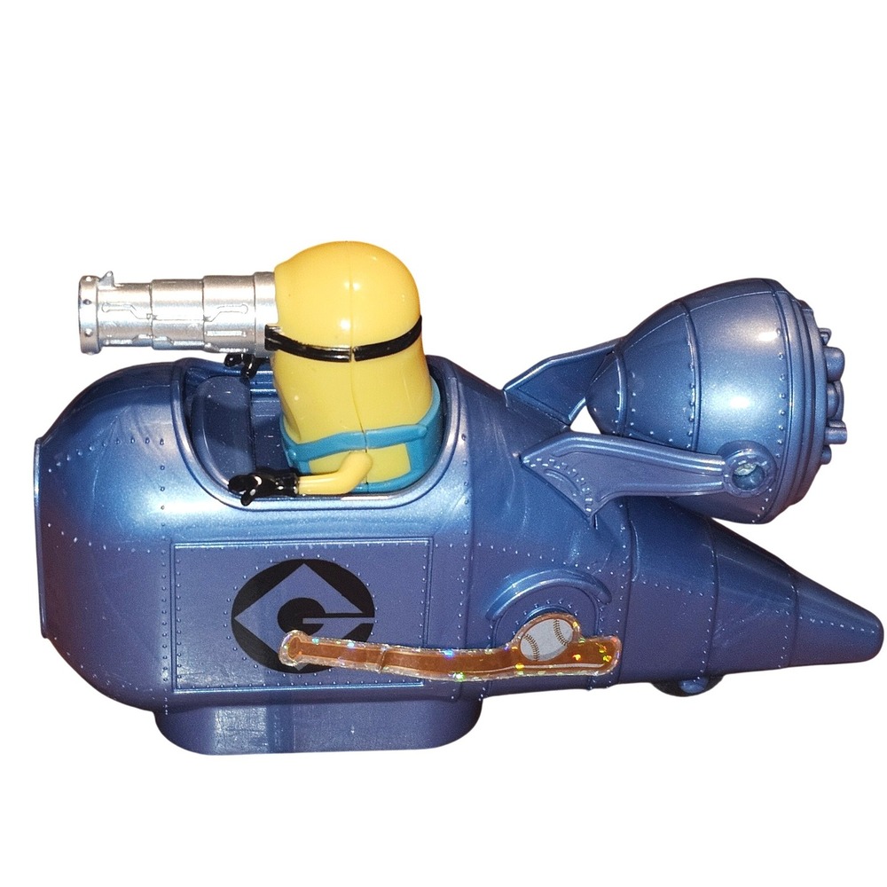 Minions Despicable Me 2 Fart Blaster Blue Rocket Ship Toy Vehicle UCS‎ LLC
